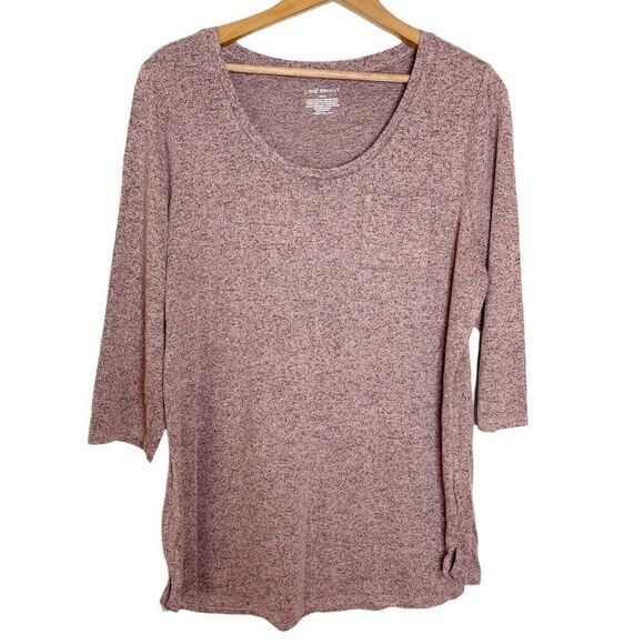 Lane Bryant Womens Pink Knit Top Size 14/16 - Picture 2 of 6